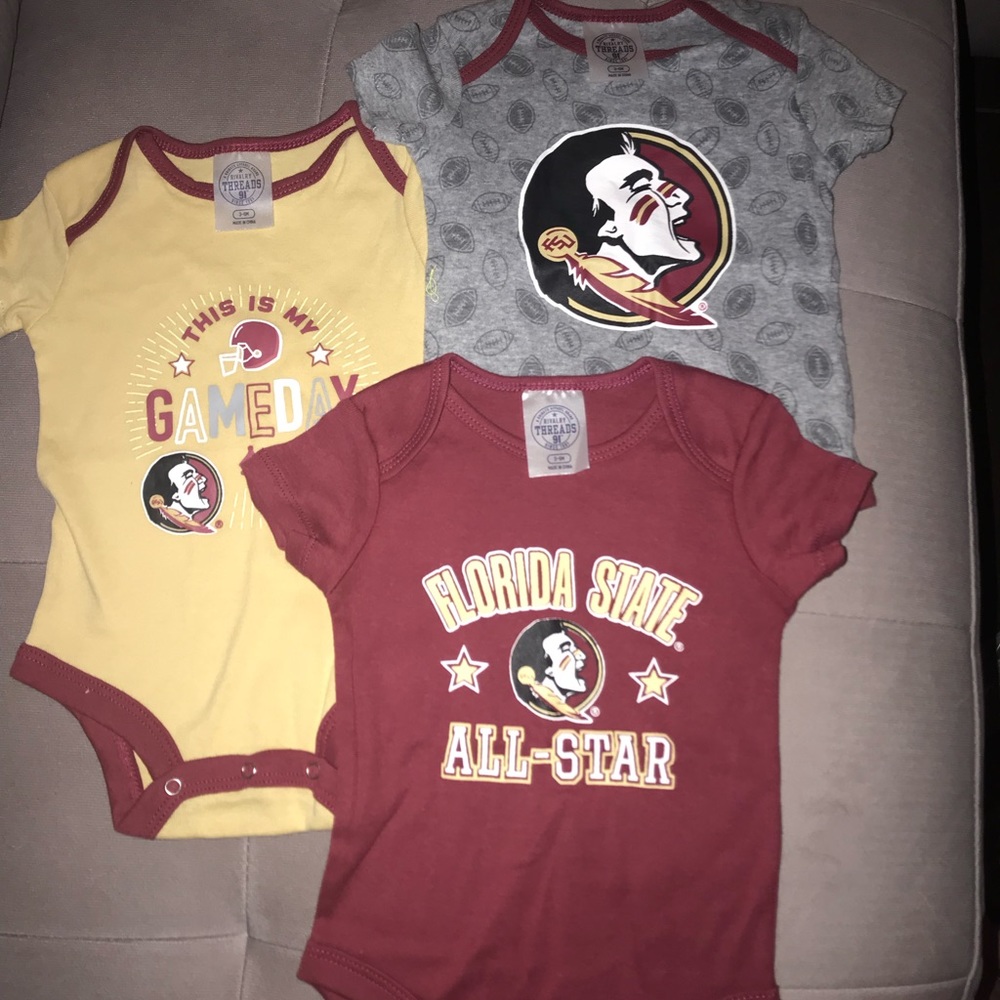 FSU Florida State University Baby Tops